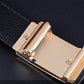 Men's Crocodile Pattern Automatic Buckle Belt
