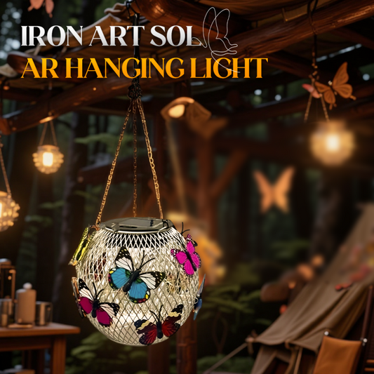 📢Solar Pendant Lamp Art Of Iron
