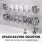 🪝 BUY 2 GET 1 FREE! 🛠️ Stylish Wall Hook Organizer – Space Saving, Rust Proof & Easy Install ✨