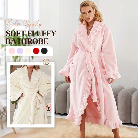 🔥 LAST DAY PROMOTION - 66%OFF 🔥🔥✨Soft Fluffy Bathrobe 🧖♀️ – Skin-Friendly Fabric, Cozy Warmth for Post-Shower