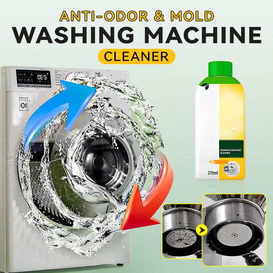 ✨ Washing Machine Cleaner - Removes Mold, Limescale & Odors in 1 Cycle, Keeps Drum Fresh & Hygienic 🌀🔺