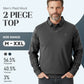 Men's Plaid Mock 2-Piece Top