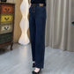 ⏰Women's Drawstring Straight-Leg Jeans with Elastic Waist👖