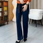 ⏰Women's Drawstring Straight-Leg Jeans with Elastic Waist👖