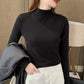 🔥Limited stock available 62% OFF🔥Women's Comfortable Solid Color Half High Neck Long Sleeve Top