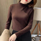🔥Limited stock available 62% OFF🔥Women's Comfortable Solid Color Half High Neck Long Sleeve Top
