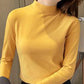 🔥Limited stock available 62% OFF🔥Women's Comfortable Solid Color Half High Neck Long Sleeve Top