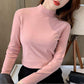 🔥Limited stock available 62% OFF🔥Women's Comfortable Solid Color Half High Neck Long Sleeve Top