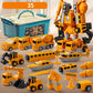 🔥Limited stock available 50% OFF🔥Magnetic Transform Engineering Car Assembled Toys
