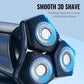 Multi Functional Electric LED Display 3-Blade Razor for Men