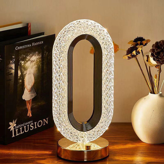 🔥✨Rechargeable Luxury Crystal LED Night Light Lamp