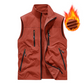Men's Oversized Sleeveless Vest Jacket with Pockets