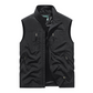 Men's Oversized Sleeveless Vest Jacket with Pockets