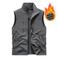 Men's Oversized Sleeveless Vest Jacket with Pockets