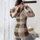 🔥Hot Sale Offers-Women's Plaid Zip-Up Hooded Jacket
