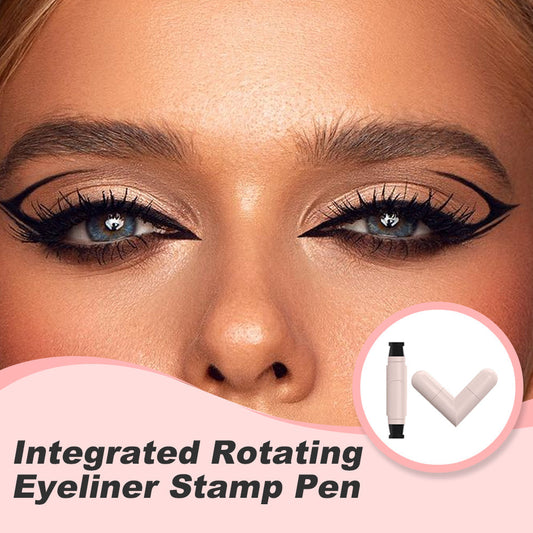 🩷LAST DAY - BUY 1 GET 1 FREE🩷Integrated Rotating Eyeliner Stamp Pen