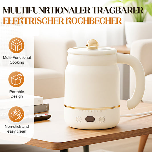 ⏰Multifunctional portable electric cooking mug
