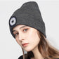 Peel-Off LED Headlamp Bluetooth Headset Knit Cap