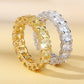 Full Circle Sparkling Zircon Fashion Ring