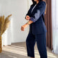 Women's Classic Blazer & Pants 2-Piece Set