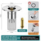 Stainless Steel Floor Drain Filter – Stop Hair Clogs Before They Start