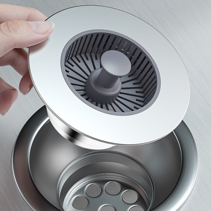 📢📢Buy 2 Get 1 Free⏰Pop-Up Sink Drain Stopper with Strainer