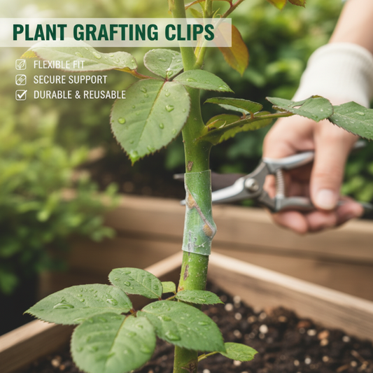 🛠️ Buy 2 Get 1 Free! ✨ 50pcs Silicone Grafting Sleeves – Flexible, Durable & Promotes Fruit Tree Healing 🌳✨