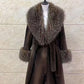 🧥Women's Leopard Print Fluffy Faux Fur Coat with Belt（50% OFF）