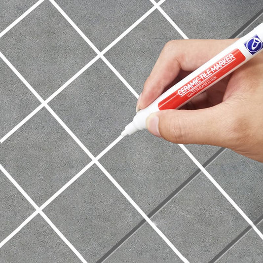 🔧 BUY 1 GET 1 FREE! 🎉 Ceramic Tile Grout Pen – Mold-Resistant, Waterproof & Permanent Finish 🛡️📦