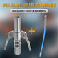 🔧 LIMITED-TIME 50% OFF! ✨ High-Pressure Grease Gun Coupler – Dual Handle, Secure Lock, Universal Fit ⚙️