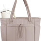 🎒 Natural Puffer Tote Bag – Nylon/Waterproof Lining – 20 L & Elastic Pocket for a 40 oz Water Bottle – Perfect for Work, the Gym, and Travel 🏋️