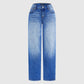 📢📢50%  OFF !! ⏰Effortless Chic Relaxed Fit Wide-Leg Jeans