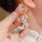 🎁60% OFF NOW!!!🔥Apricot Leaf Pearl Earrings Romantic Valentine's Day Gift