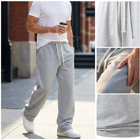 👖 60% OFF NOW! 🏃‍♂️ Men‘s Casual Loose Fit Pants with Drawstring – Lightweight Comfort, Elastic Waist & Versatile Street Style 🌟