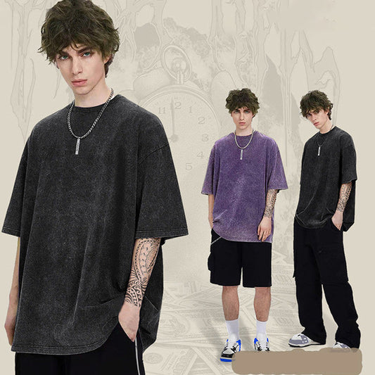 🥳2026 HOT SALE🥳💞50K+ SOLD!👖👴 49% OFF! Solid Color Vintage Tee – Your summer staple! Soft, breathable & easy to wear. Pairs perfectly with jeans or shorts. Classic style that never goes out of fashion. ☀️👕