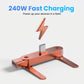 🔋40% OFF NOW!⚡Fast Charging Adapter with 360° Foldable Phone Stand – Universal Compatibility, Compact Design & Hands-Free Viewing📱