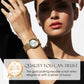 ⌚ 50% OFF NOW! 💎 Women's Retro Rhinestone Watch – Quartz Movement, Mineral Glass & 3ATM Water Resistance ✨