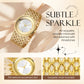 ⌚ 50% OFF NOW! 💎 Women's Retro Rhinestone Watch – Quartz Movement, Mineral Glass & 3ATM Water Resistance ✨
