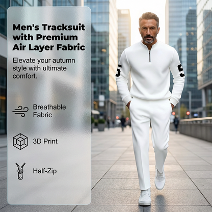 👕 59% OFF NOW! 🔥 Men's Half-Zip Top & Pants 2-Piece Set – Stylish Design, Comfortable Fit & Perfect for Casual Wear 👖