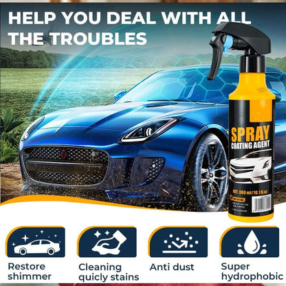🔥Flash Sale& 50% OFF🔥 Nano Hydrophobic Car Coating Spray