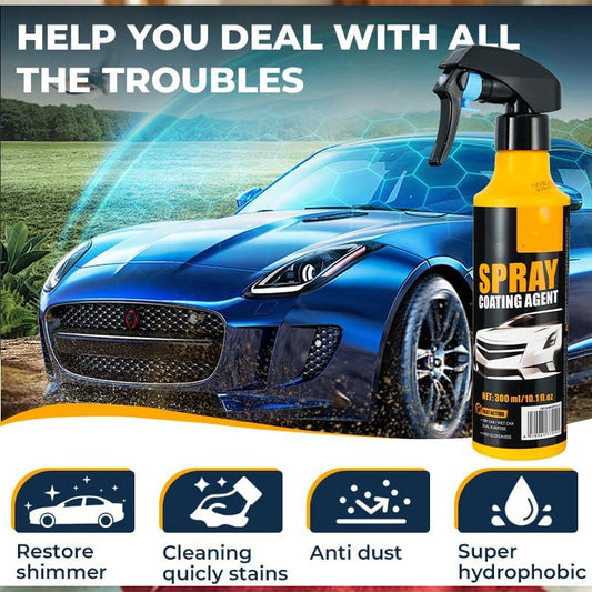 🔥Flash Sale& 50% OFF🔥 Nano Hydrophobic Car Coating Spray