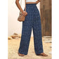 👖 50% OFF NOW! ✨ Women's Smocked High Waist Wide Leg Pants – Flattering fit & breathable fabric – Effortless style, perfect for summer or resort wear 🌸