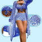 👙 50% OFF NOW! 🔥 Women's 3-Piece Geometric Print Swimwear Set – Trendy Design, Comfortable Fit & Perfect for Beach Days 🏖️