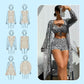 👙 50% OFF NOW! 🔥 Women's 3-Piece Geometric Print Swimwear Set – Trendy Design, Comfortable Fit & Perfect for Beach Days 🏖️