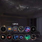 🔭Starry Sky Projector – 2-in-1 Galaxy Light & Warm Night Lamp – USB Powered & Interchangeable Films 🌌