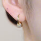 🥳HOT SALE🥳Gold Circle Earrings with Small Ball – Hypoallergenic, Long-Lasting Shine & Perfect for Daily Wear 🌟
