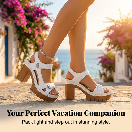👡 50% OFF NOW! 🔥 Women's Summer Platform One-Strap Sandals – Comfortable, Lightweight & Perfect for Beach or Daily Wear ☀️