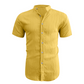 ⏳LAST DAY SALE 50% OFF🔥 Men's Summer Stand Collar Short Sleeve Shirt – Breathable Material, Modern Fit & Ideal for Casual or Work 💼