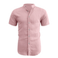 ⏳LAST DAY SALE 50% OFF🔥 Men's Summer Stand Collar Short Sleeve Shirt – Breathable Material, Modern Fit & Ideal for Casual or Work 💼
