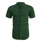 ⏳LAST DAY SALE 50% OFF🔥 Men's Summer Stand Collar Short Sleeve Shirt – Breathable Material, Modern Fit & Ideal for Casual or Work 💼